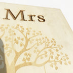 Wedding Wood Signature Guest Book