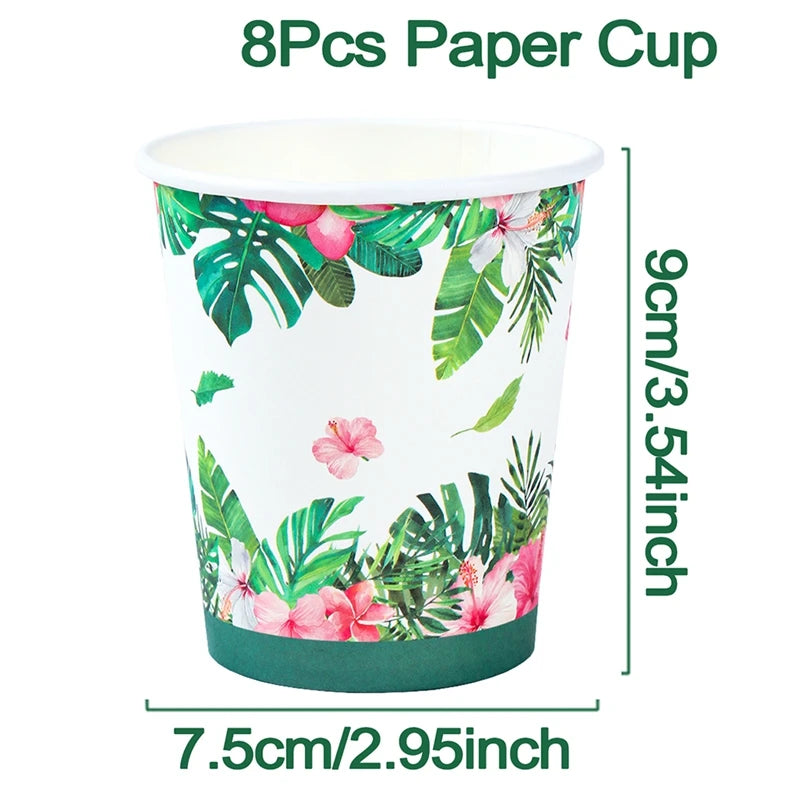 Hawaii Aloha Hawaiian Disposable Tableware