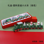 Christmas Train Merry Christmas Decorations Home Decor 2024 Cristmas Ornament Xmas Noel Gifts Happy New Year 2025
