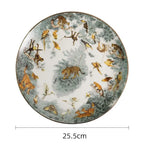 Equatorial jungle bone china Tea Set