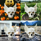 ‌Halloween Bat Skull Decor Spooky Gothic Elegant