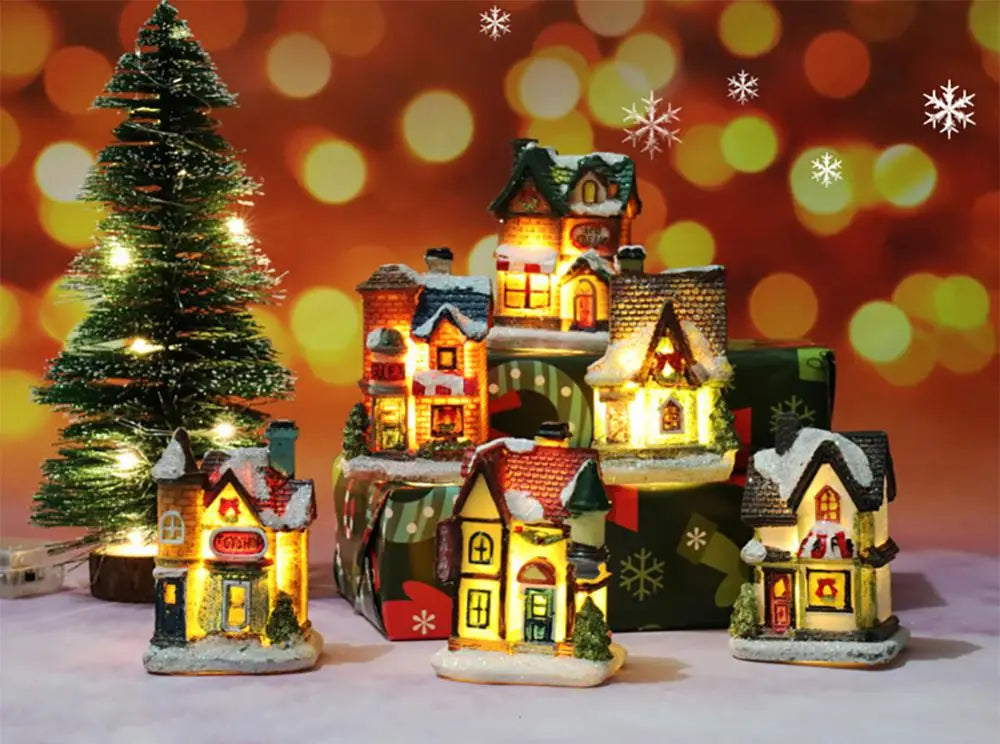 Led Light House Christmas Decorations