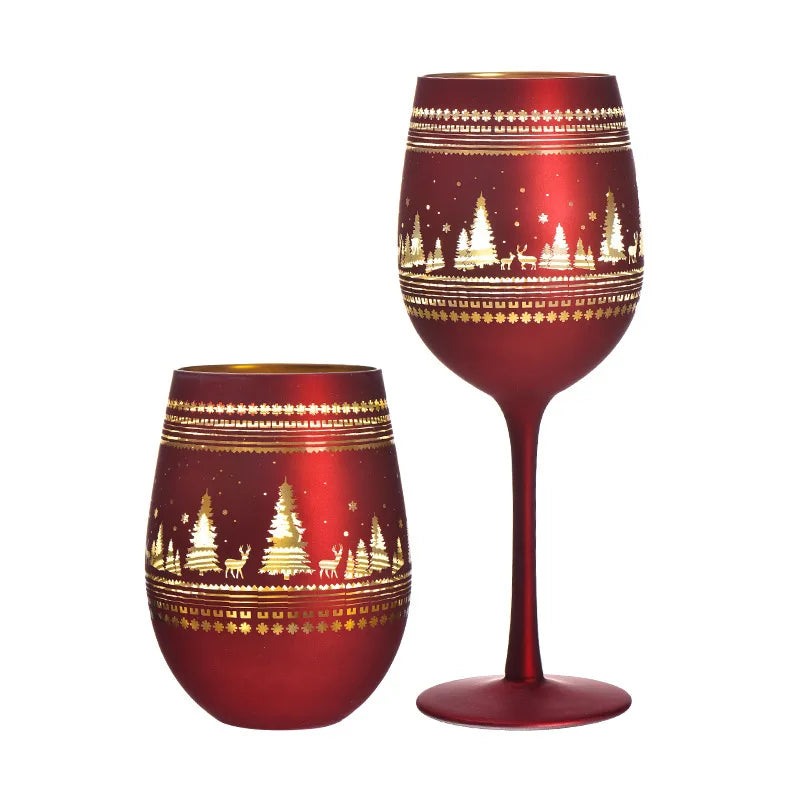 Christmas Glass Wine cup / Mule