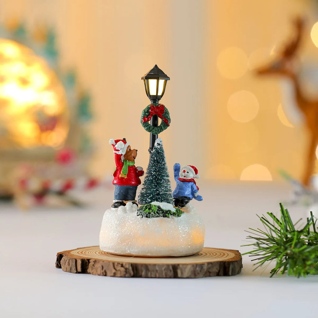 Cute Christmas Statue Led Lights,