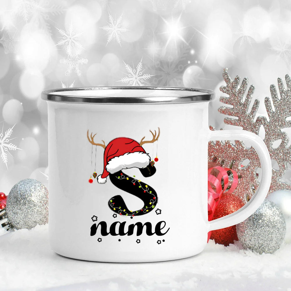 Personlized Christmas Cup Initial
