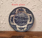 White and Blue porcelain complete tableware and tea set