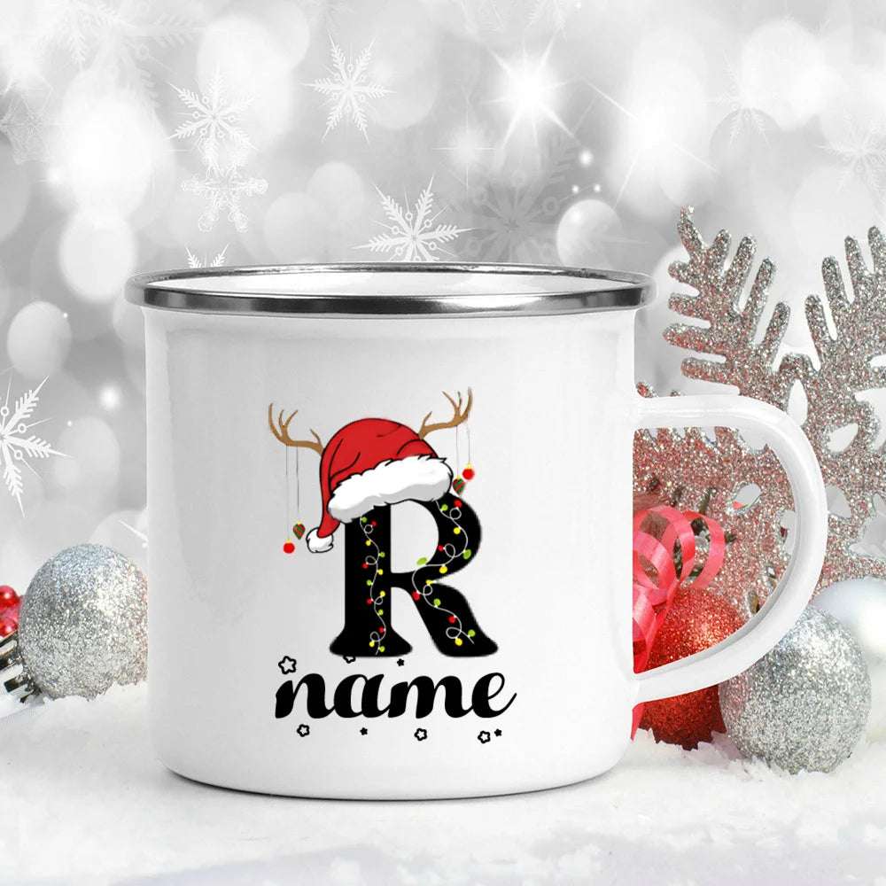 Personlized Christmas Cup Initial
