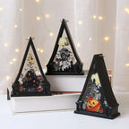 Halloween desktop ornaments retro led lantern pendant