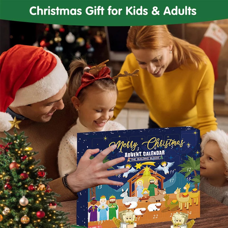 Christmas Advent Calendar Gift Box Diy Nativity