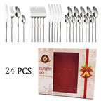 Christmas 24Pcs Cutlery