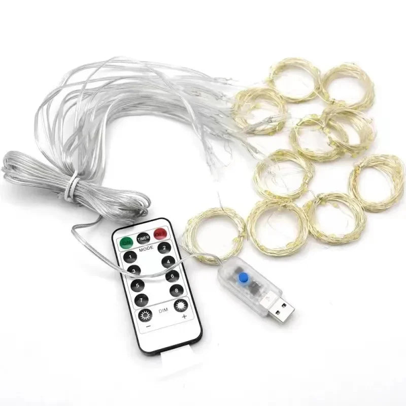 LED Curtain Garland - Multicolor