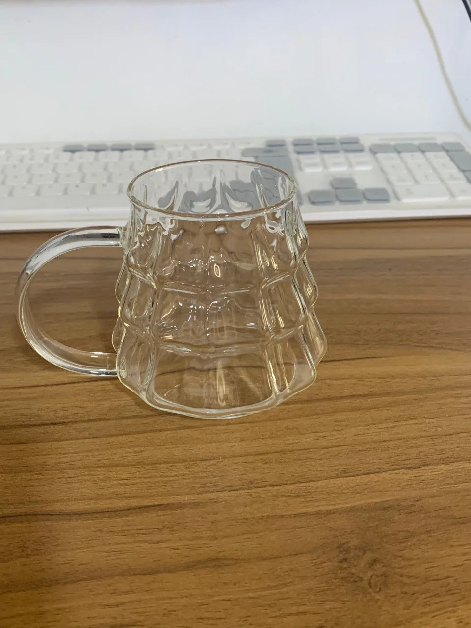 Christmas Tree Glass Mug