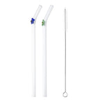 Reusable Butterfly Straws multicolor