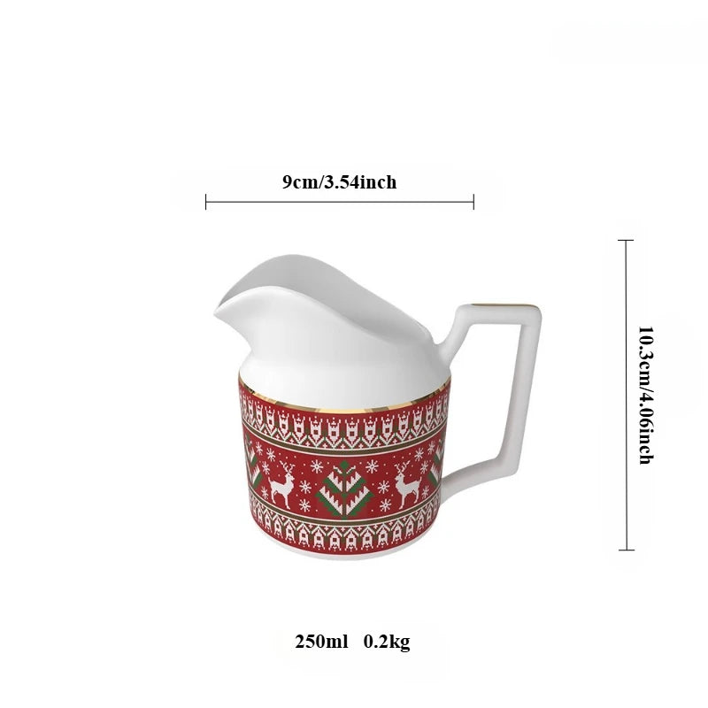 Christmas china tableware
