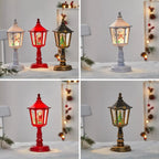 Christmas Water Lights Decorations, Luminous House Ornaments, Creative Christmas Tabletop Ornament, Electronic Candle Lights