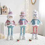 Christmas decorations - Santa Claus, snowmen, and reindeer, holiday decorations for Christmas, birthday parties, and holidays
