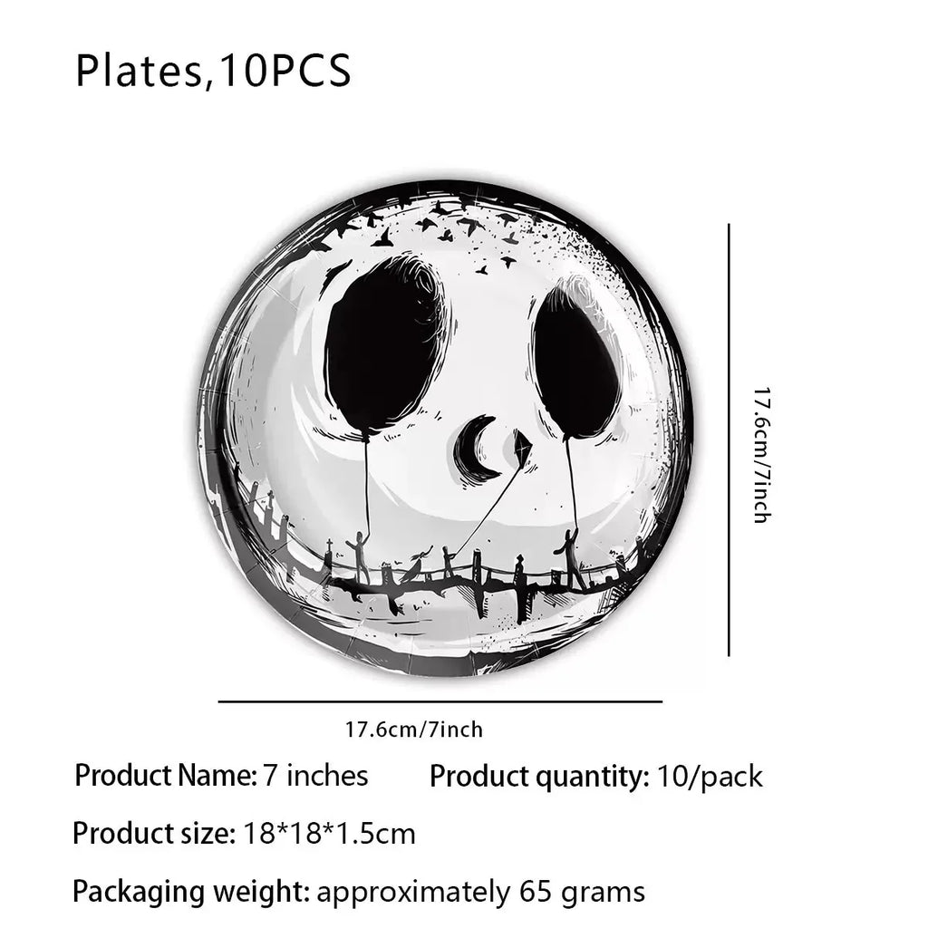 Halloween Jack Skellington Tableware Set