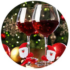 Christmas Wine Glass Decoration