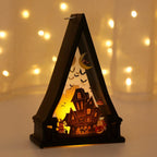 Halloween desktop ornaments retro led lantern pendant