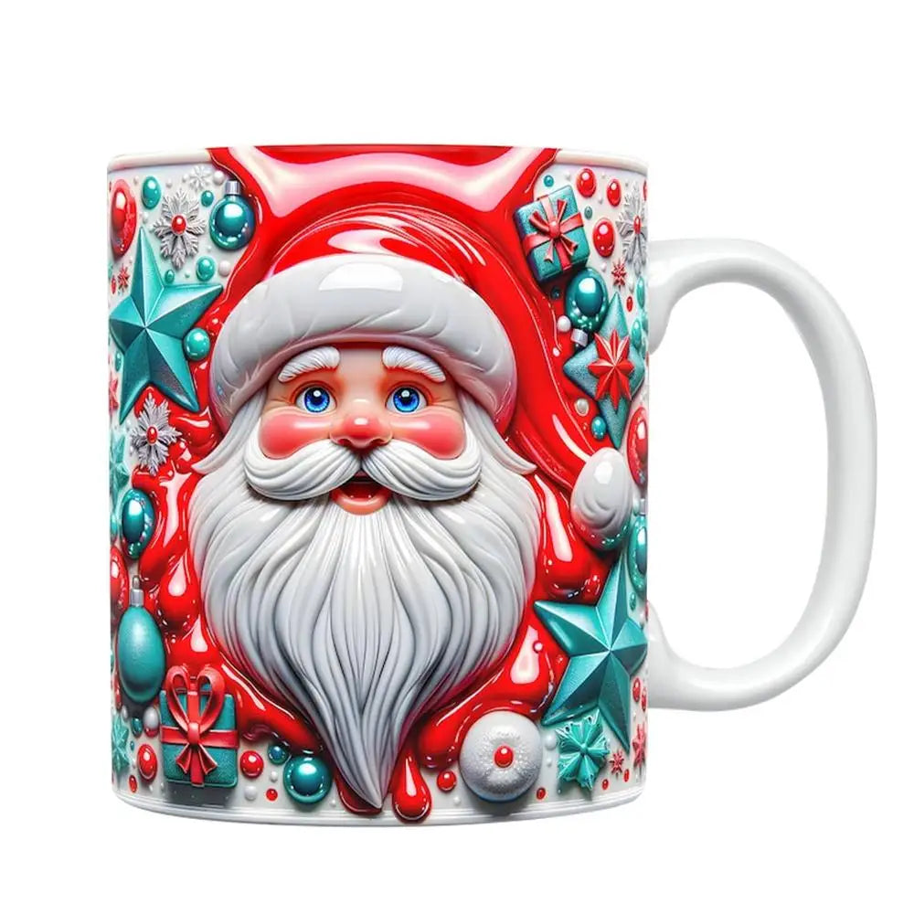 Christmas Mug Santa Mousse