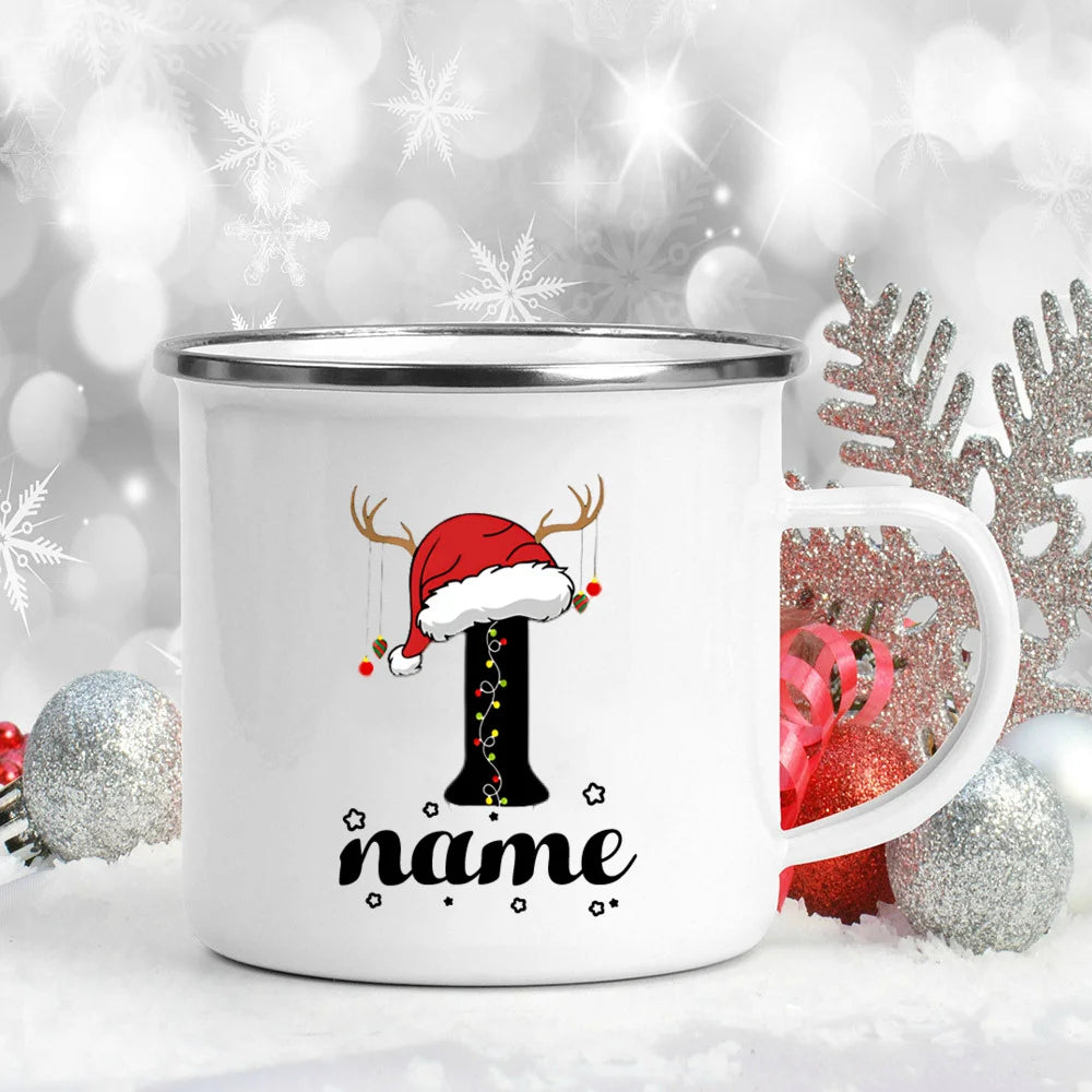 Personlized Christmas Cup Initial