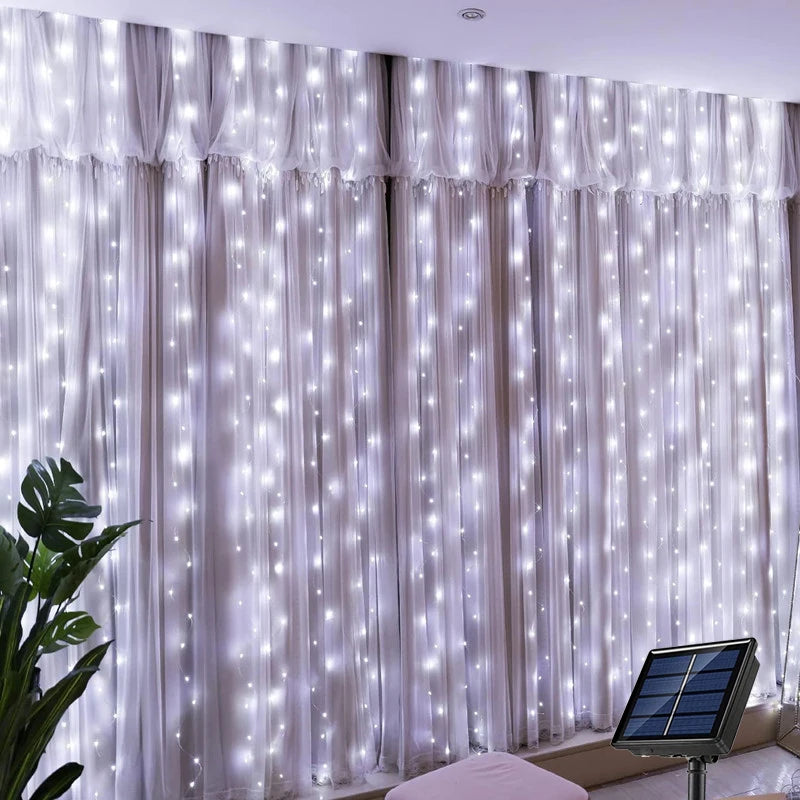 Solar LED light Outdoor curtain