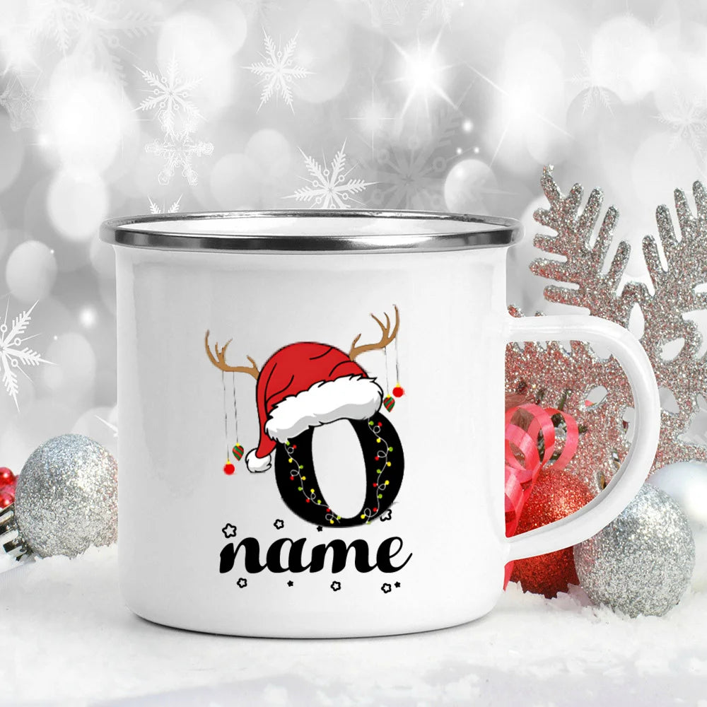 Personlized Christmas Cup Initial
