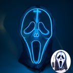 Halloween Film Theme Glowing Scary Mask LED