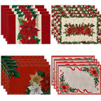 Christmas Floral Placemats Tableware