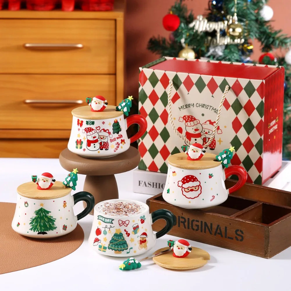 Christmas cups with LIDS