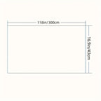 Christmas Wrapping Paper Roll - Festive Kraft Paper with Snowflake, Tree, and Ornament Patterns, Ideal for Holiday Gift Wrapping