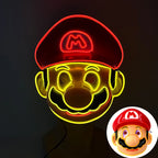 Halloween Film Theme Glowing Scary Mask LED