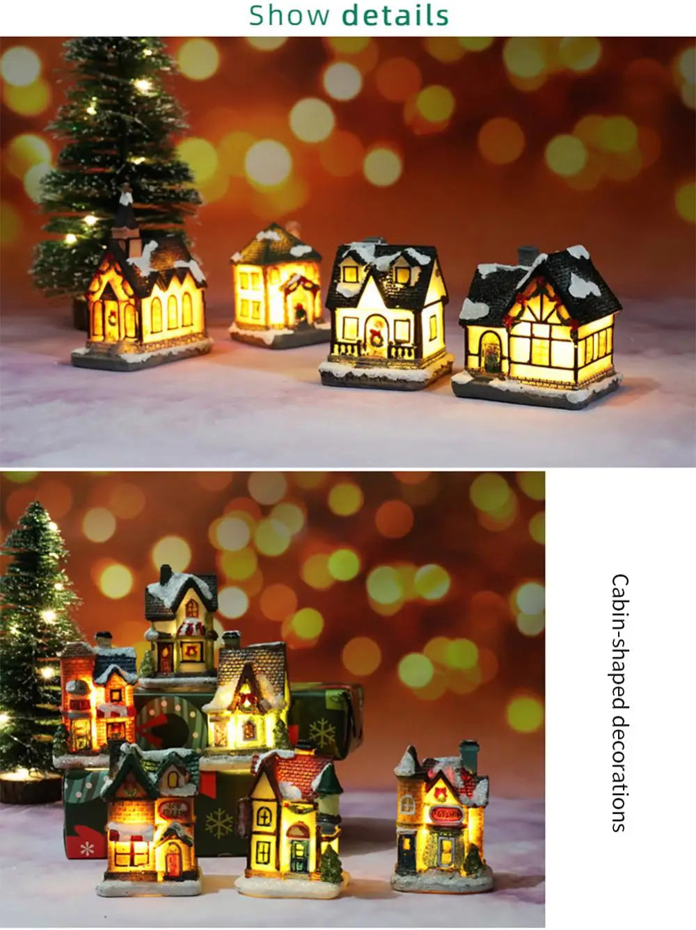 Led Light House Christmas Decorations