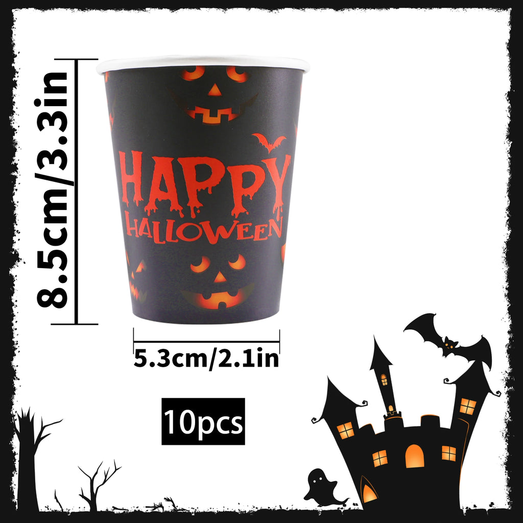 Halloween Spooky Disposable Tableware