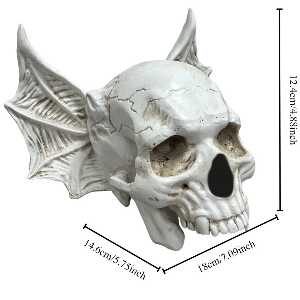 ‌Halloween Bat Skull Decor Spooky Gothic Elegant