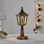 Christmas Water Lights Decorations, Luminous House Ornaments, Creative Christmas Tabletop Ornament, Electronic Candle Lights