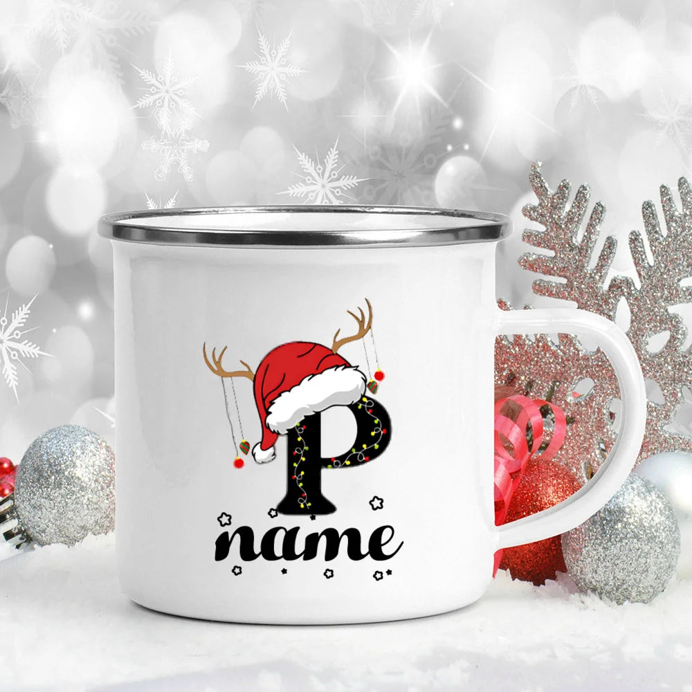 Personlized Christmas Cup Initial