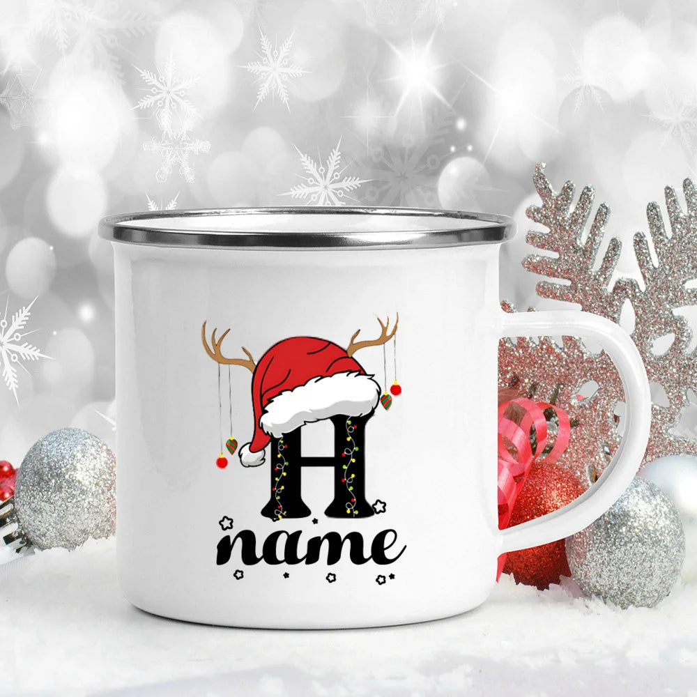 Personlized Christmas Cup Initial