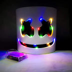 Halloween Neon Marshmallow Mask LED