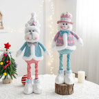 Christmas decorations - Santa Claus, snowmen, and reindeer, holiday decorations for Christmas, birthday parties, and holidays