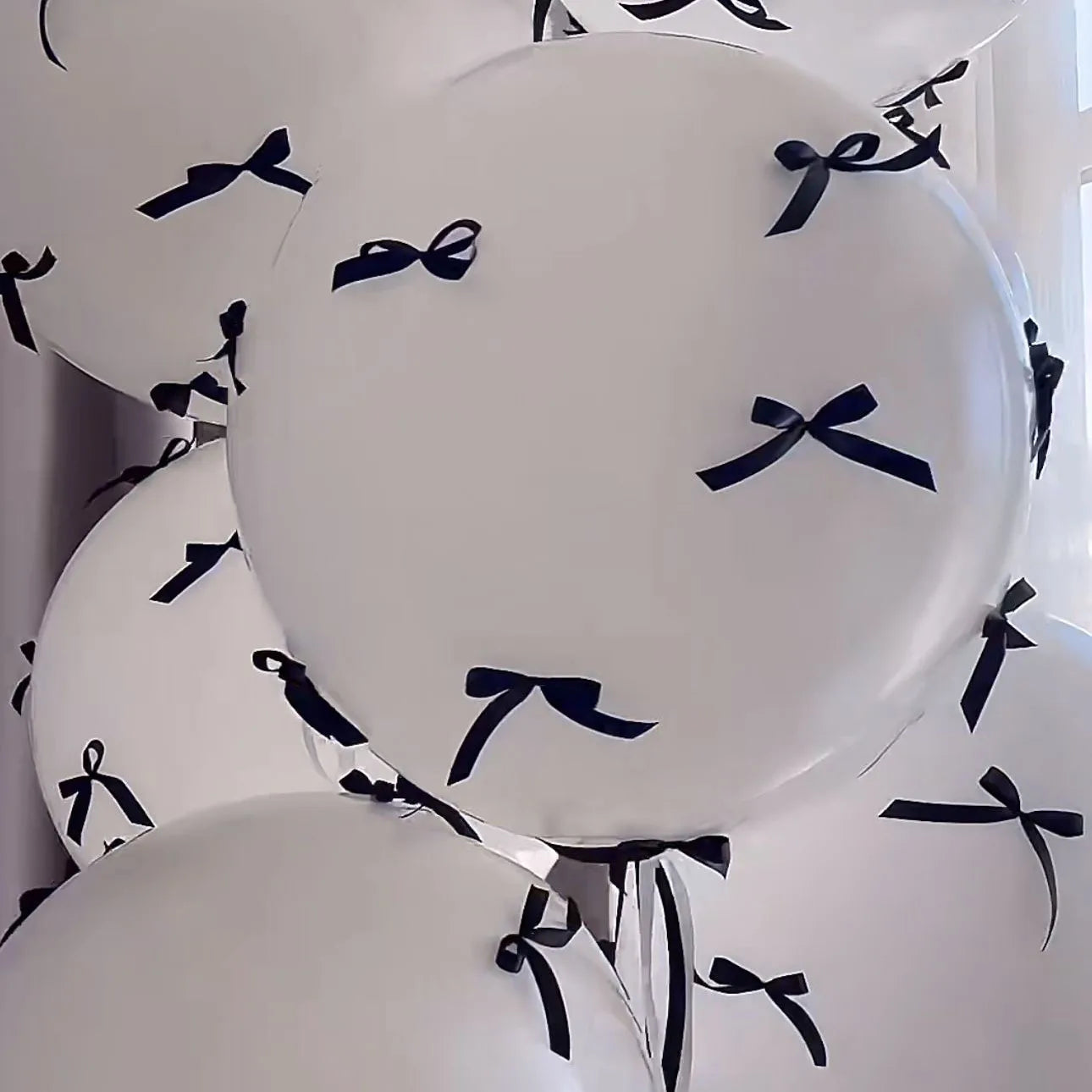 5pcs Wedding Pink Bow Balloon