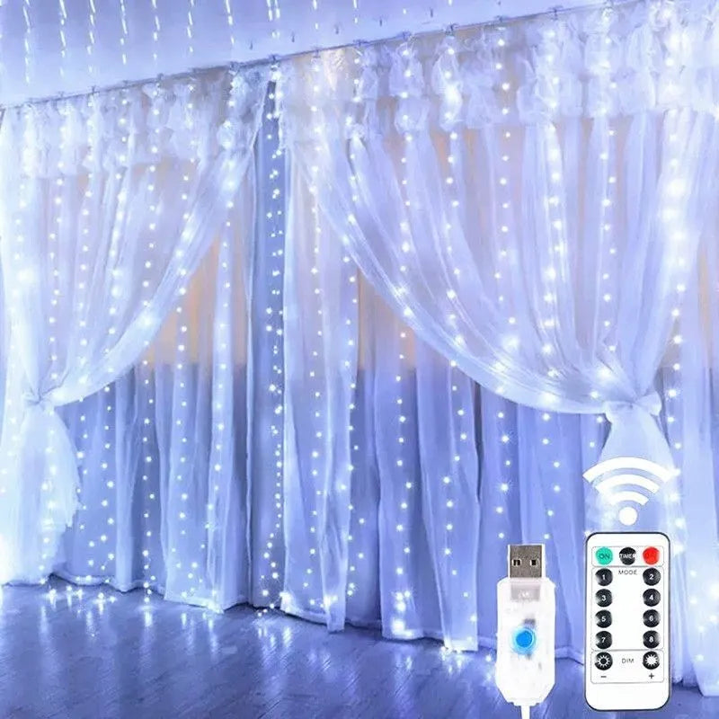 LED Curtain Garland - Multicolor