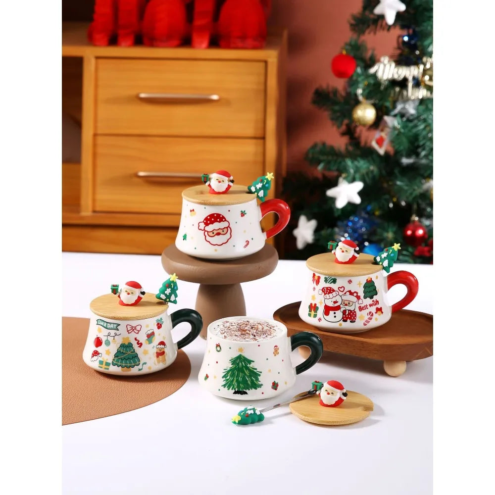 Christmas cups with LIDS