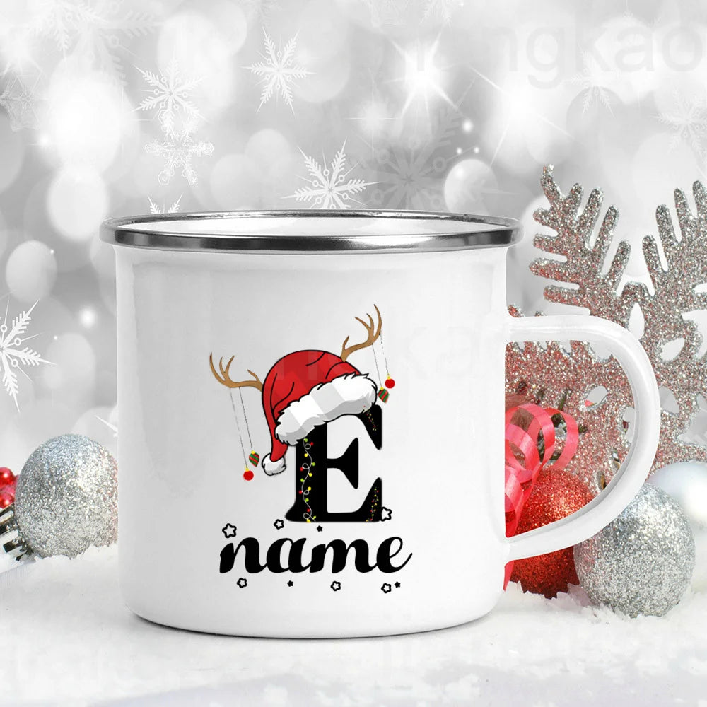 Personlized Christmas Cup Initial