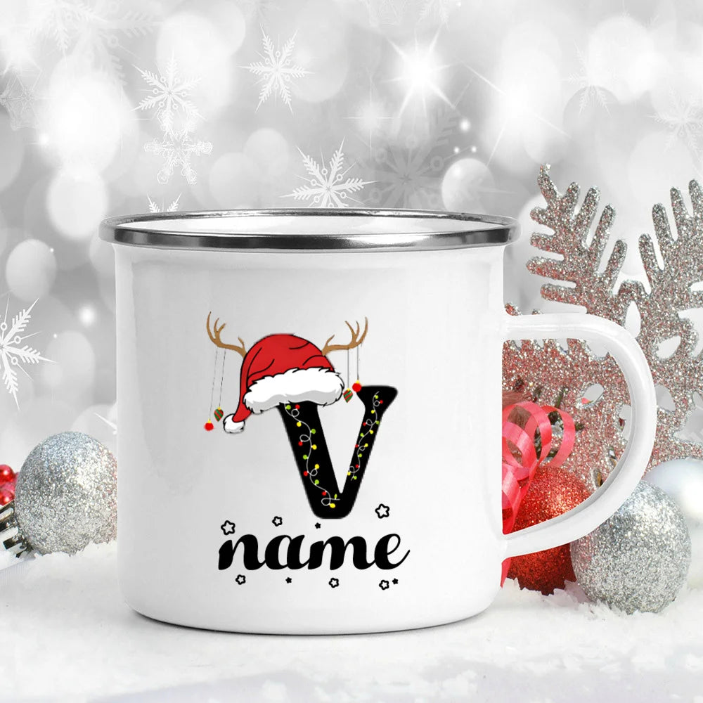 Personlized Christmas Cup Initial