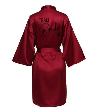 Wedding Party Team Bride Robe