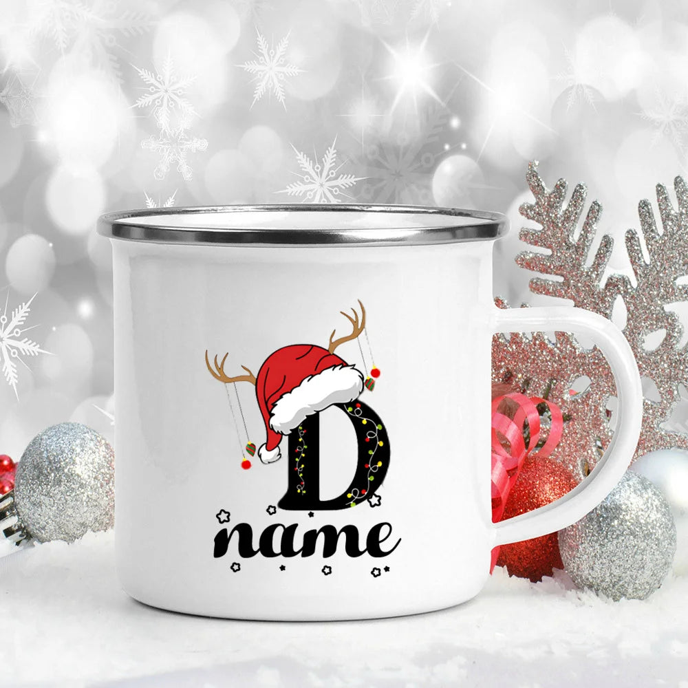 Personlized Christmas Cup Initial