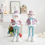 Christmas decorations - Santa Claus, snowmen, and reindeer, holiday decorations for Christmas, birthday parties, and holidays