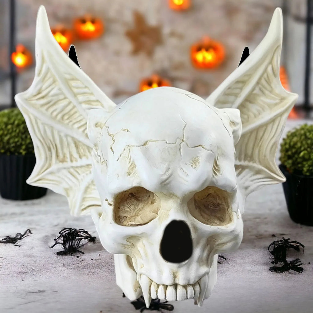 ‌Halloween Bat Skull Decor Spooky Gothic Elegant