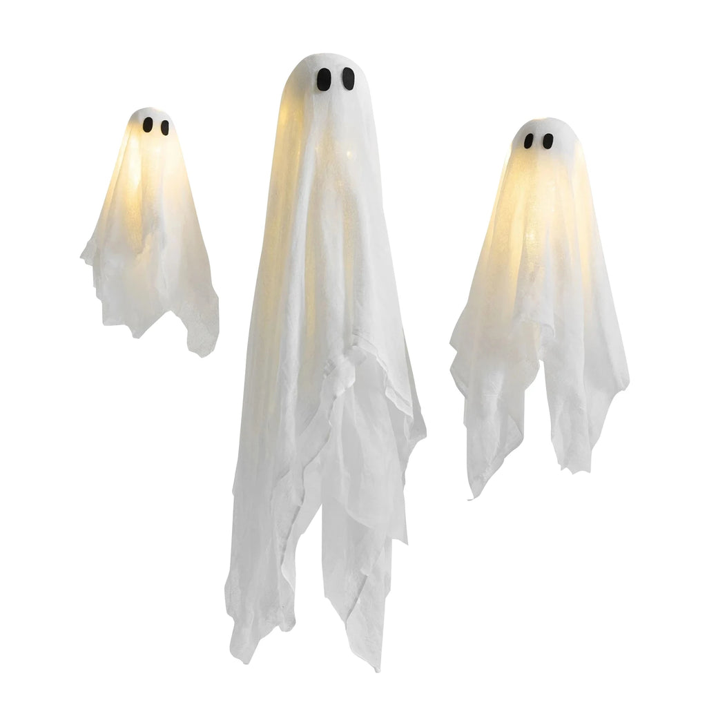 Halloween Scary Style Glowing Hanging Ghost